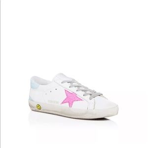 Girls super star glitter low top Golden Goose